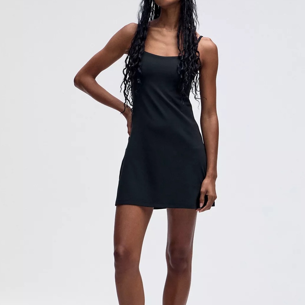 lululemon athletica Black Mini Slip Dress - Picture 2 of 9